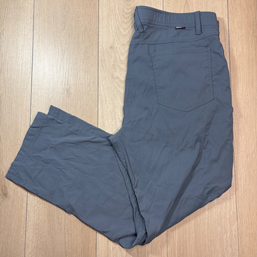 Gerry Mens Stretch Performance Hiking Pants Gray 38x30 1526734 Gorpcore